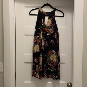 Dry Goods Key-Hole Floral Dress